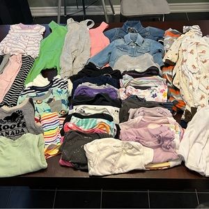 Huge lot of baby girl clothes 6-12 month